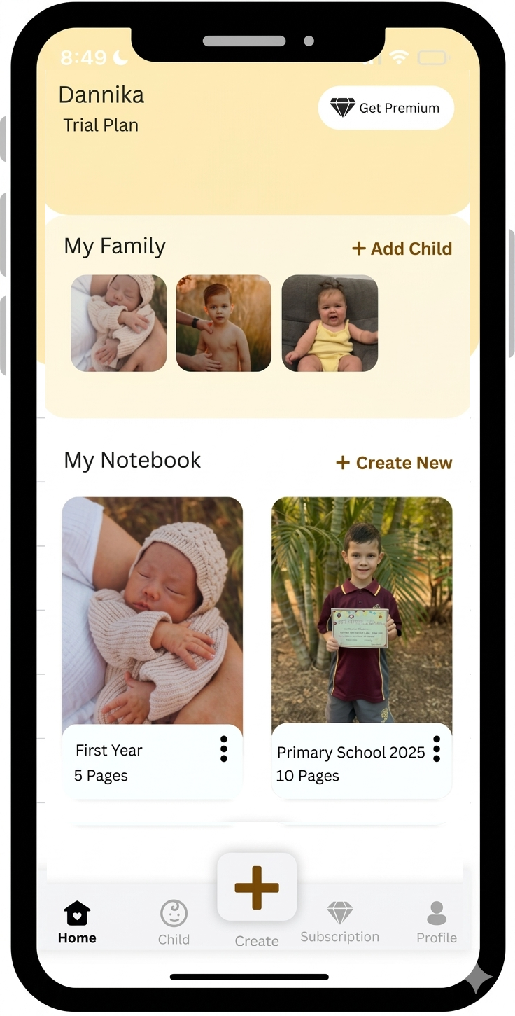 Templates screen